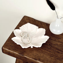 Load image into Gallery viewer, Concrete Maple Leaf Trinket Dish
