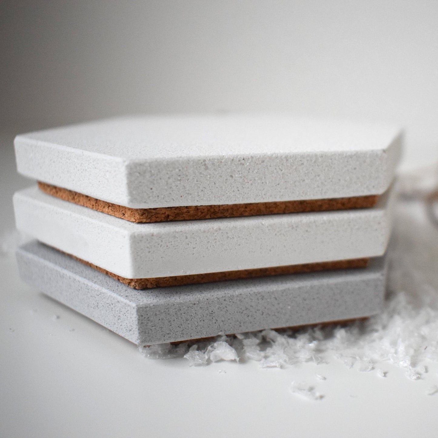 Granite Hexagon Coasters