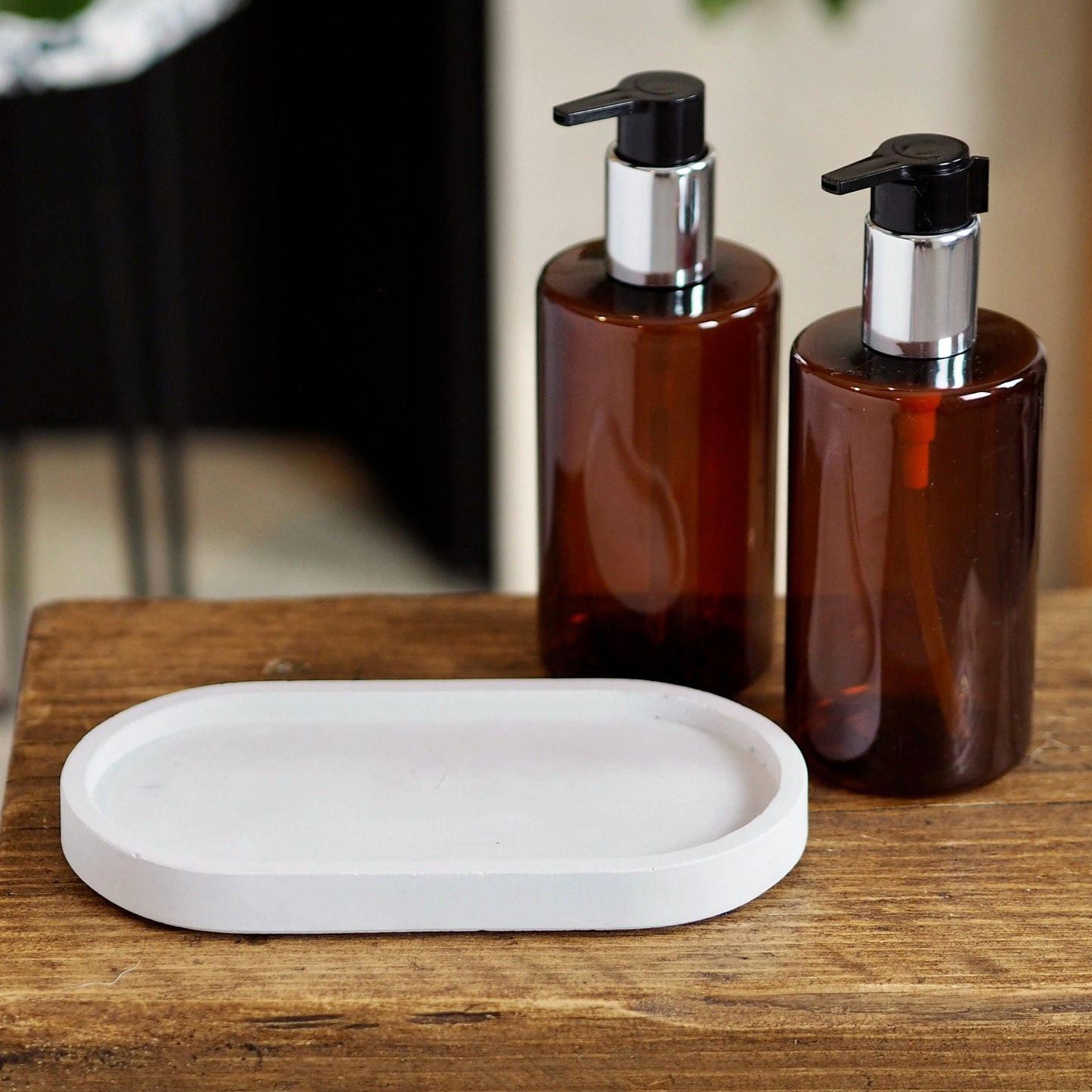 Concrete Oval Tray (Small)
