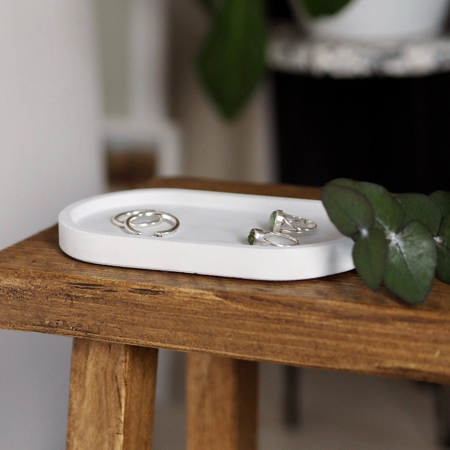 Concrete Oval Tray (Small)