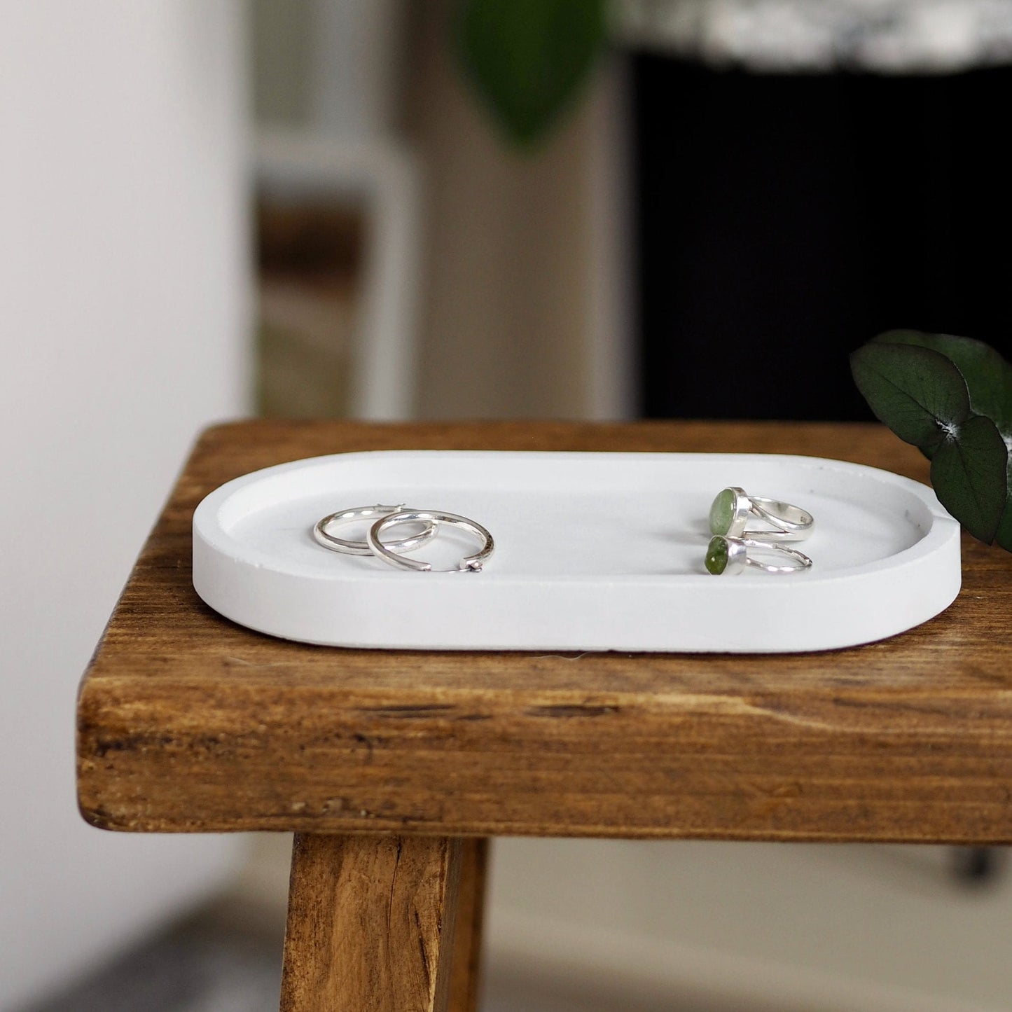 Concrete Oval Tray (Small)