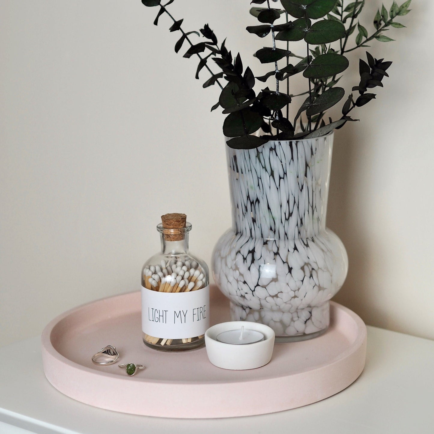 Round Concrete Display Tray (Large)