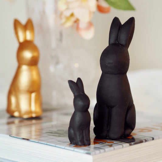 Concrete Easter Bunny Ornaments