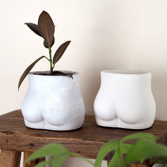Concrete Bum Planter\Pot