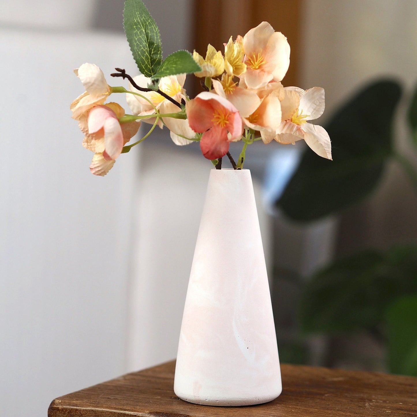Concrete Tall Bud Vase