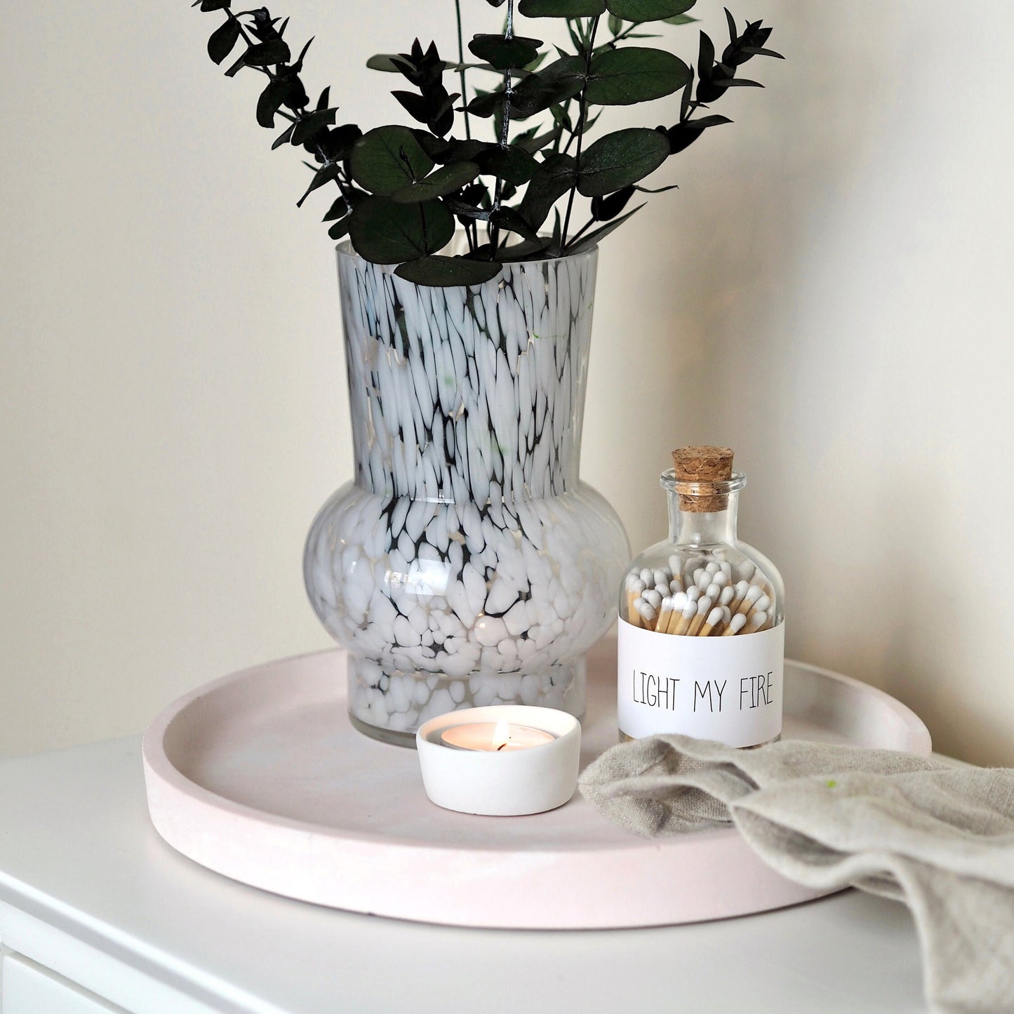 Round Concrete Display Tray (Large)