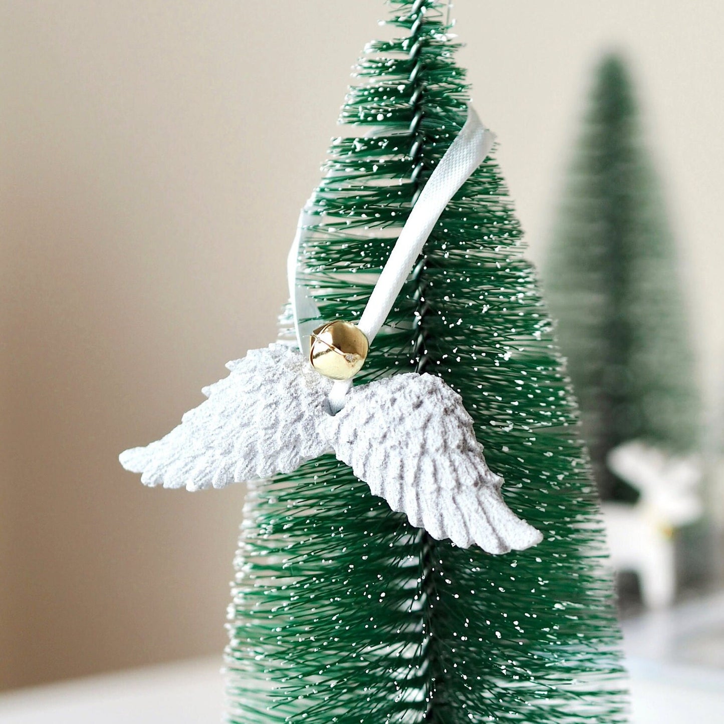 Concrete Angel Wing Christmas Decorations