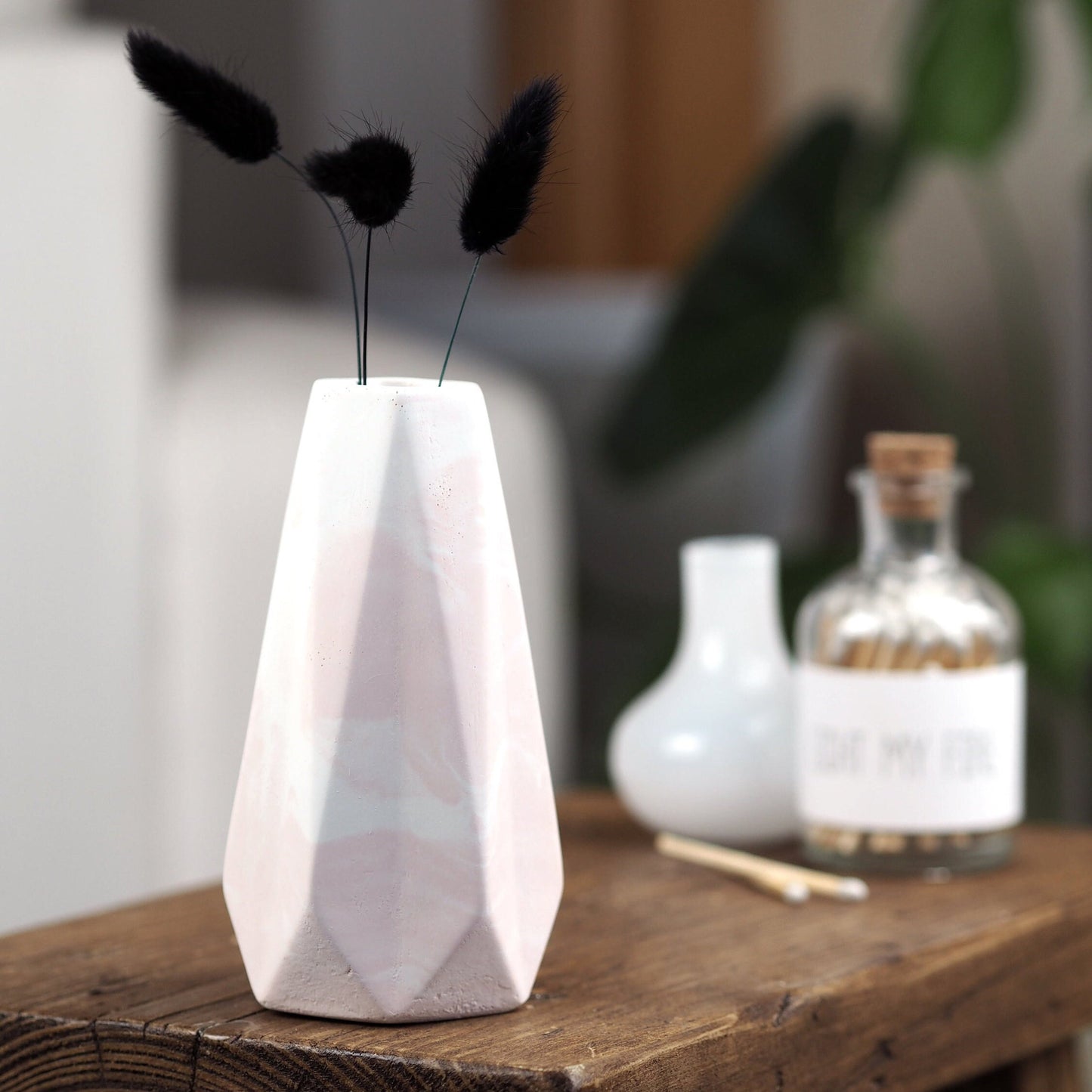 Concrete Geo Vase