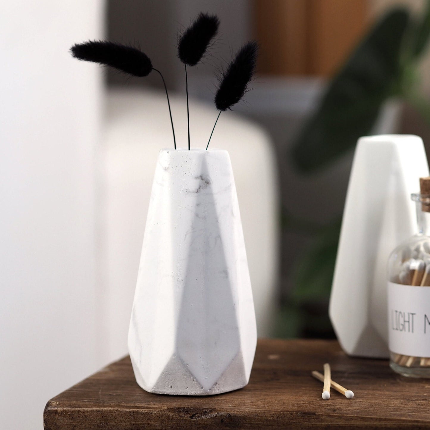 Concrete Geo Vase