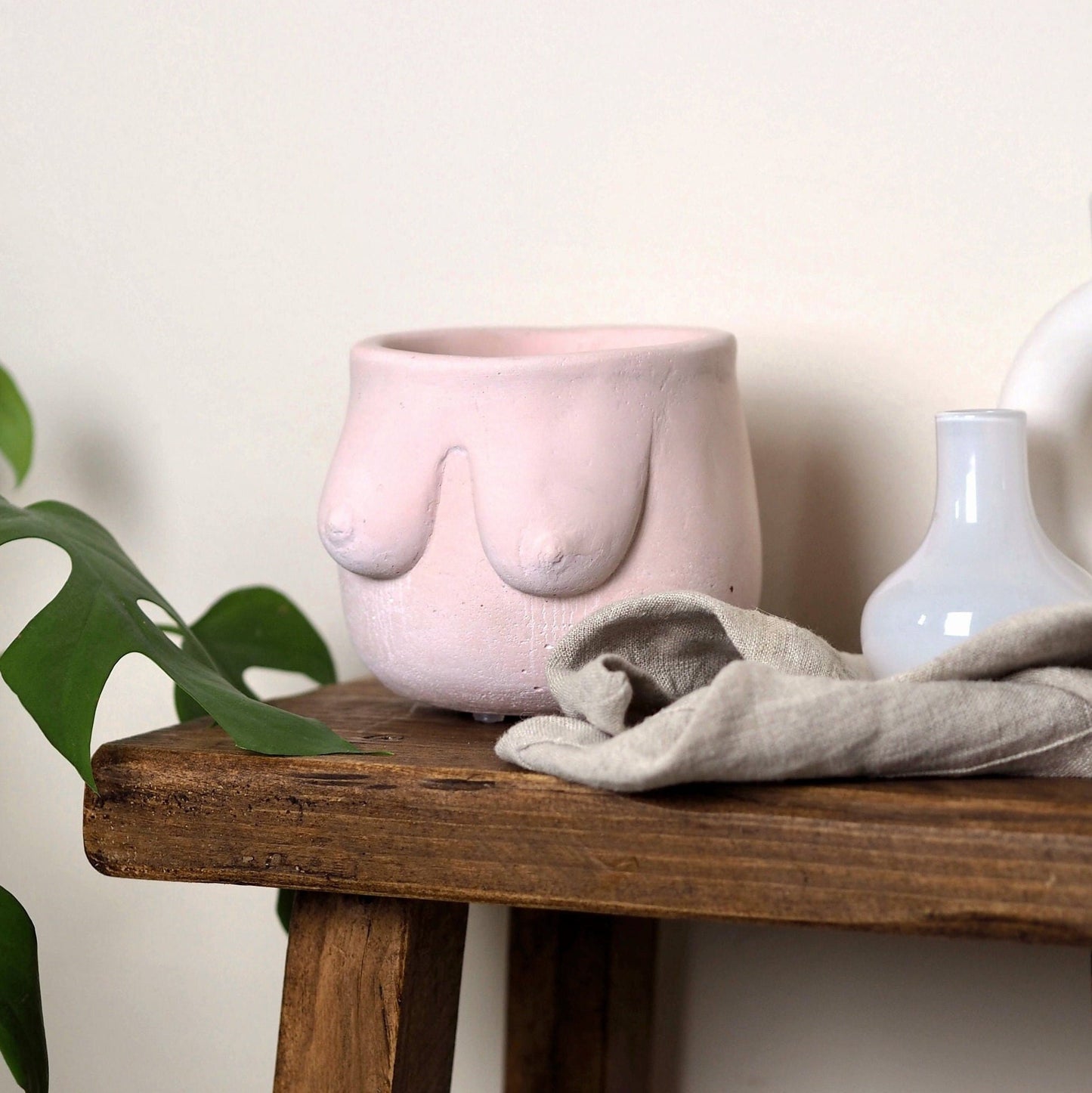 Concrete Boob Planter/Pot