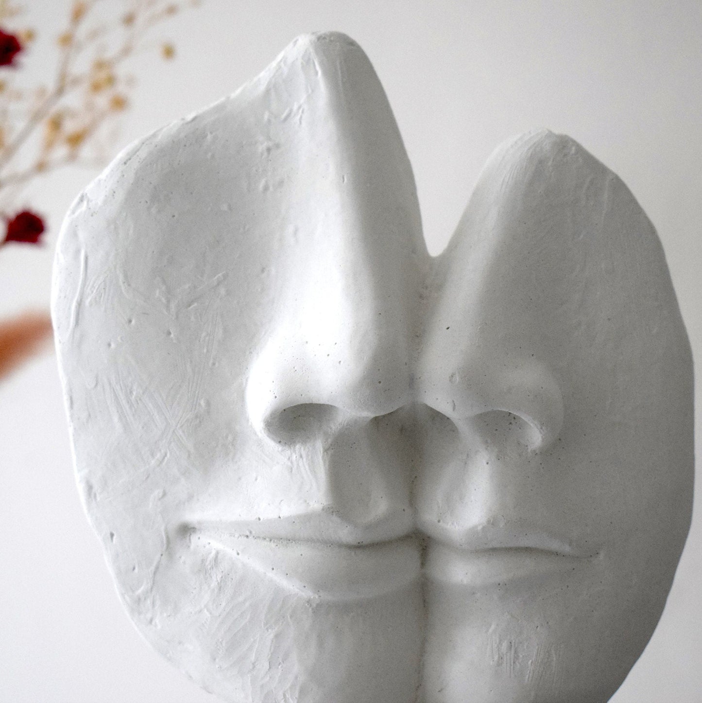 Concrete ‘Faces’ Sculpture Ornament