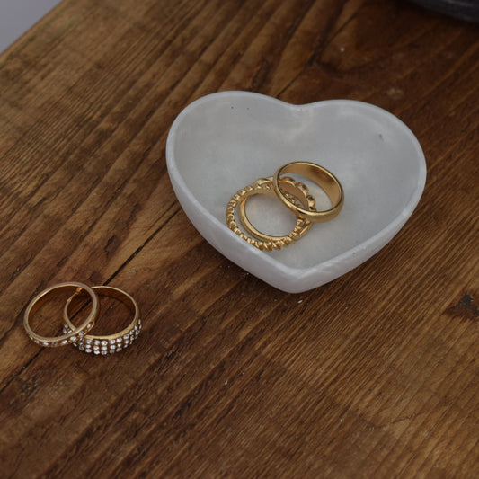 Concrete Mini Heart-Shaped Dish