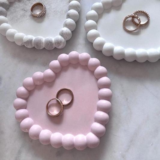 Heart Shaped Concrete Trinket Dish