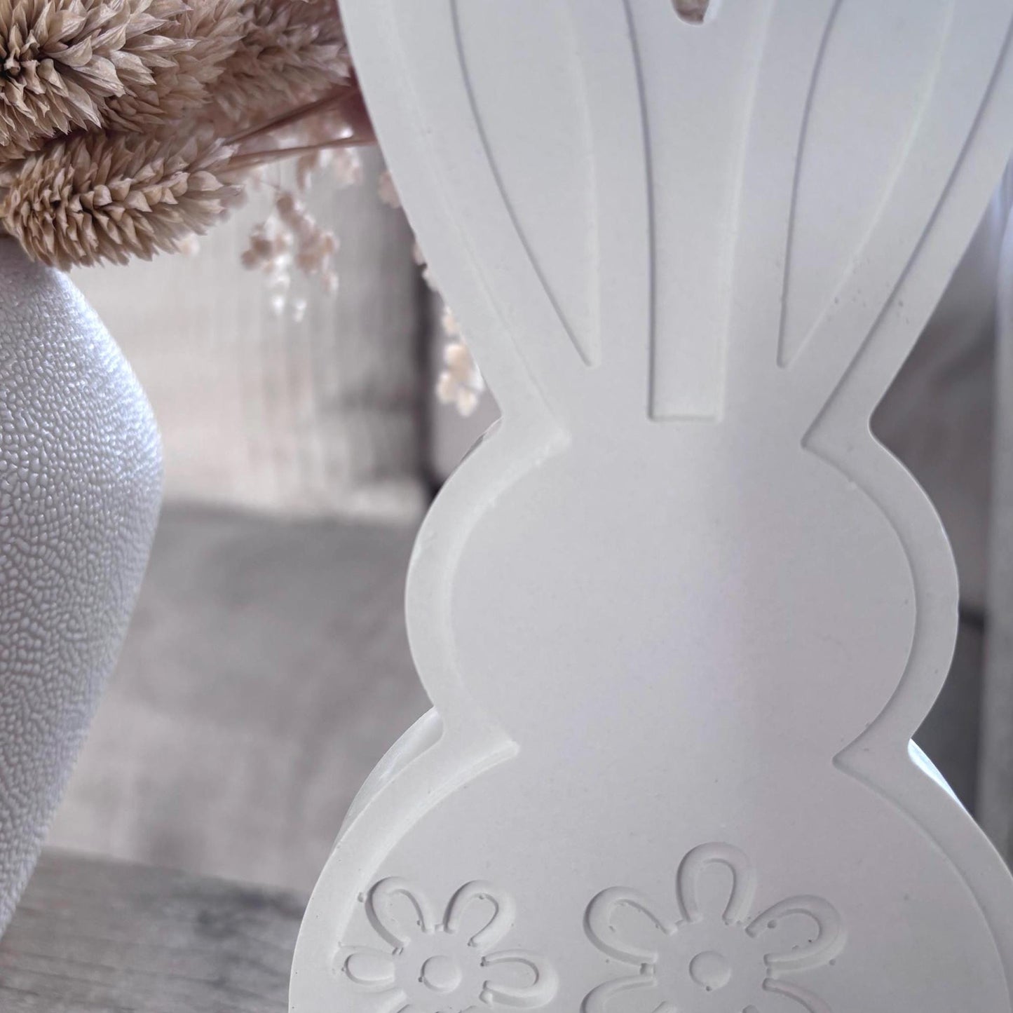 Floral Engraved Bunny
