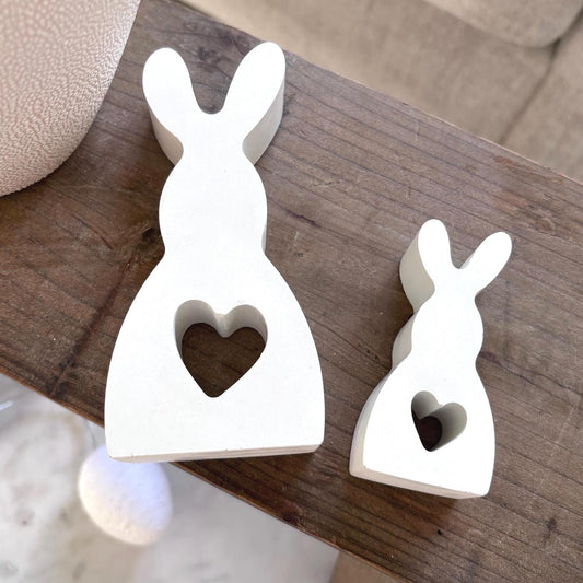 Concrete Easter Bunnies (Set of 2)