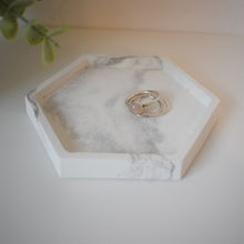 Load image into Gallery viewer, Concrete Hexagon Trinket Tray
