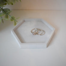 Load image into Gallery viewer, Concrete Hexagon Trinket Tray

