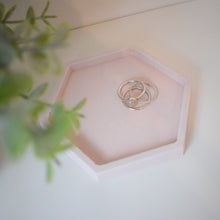Load image into Gallery viewer, Concrete Hexagon Trinket Tray
