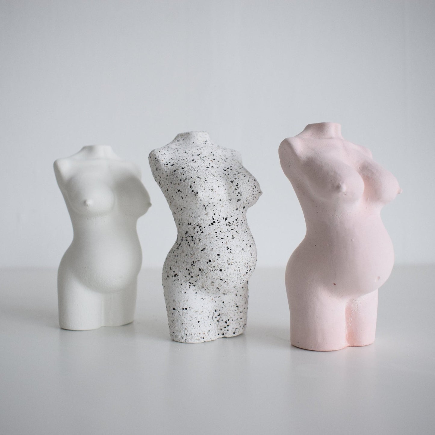 Concrete Pregnant Body Sculpture