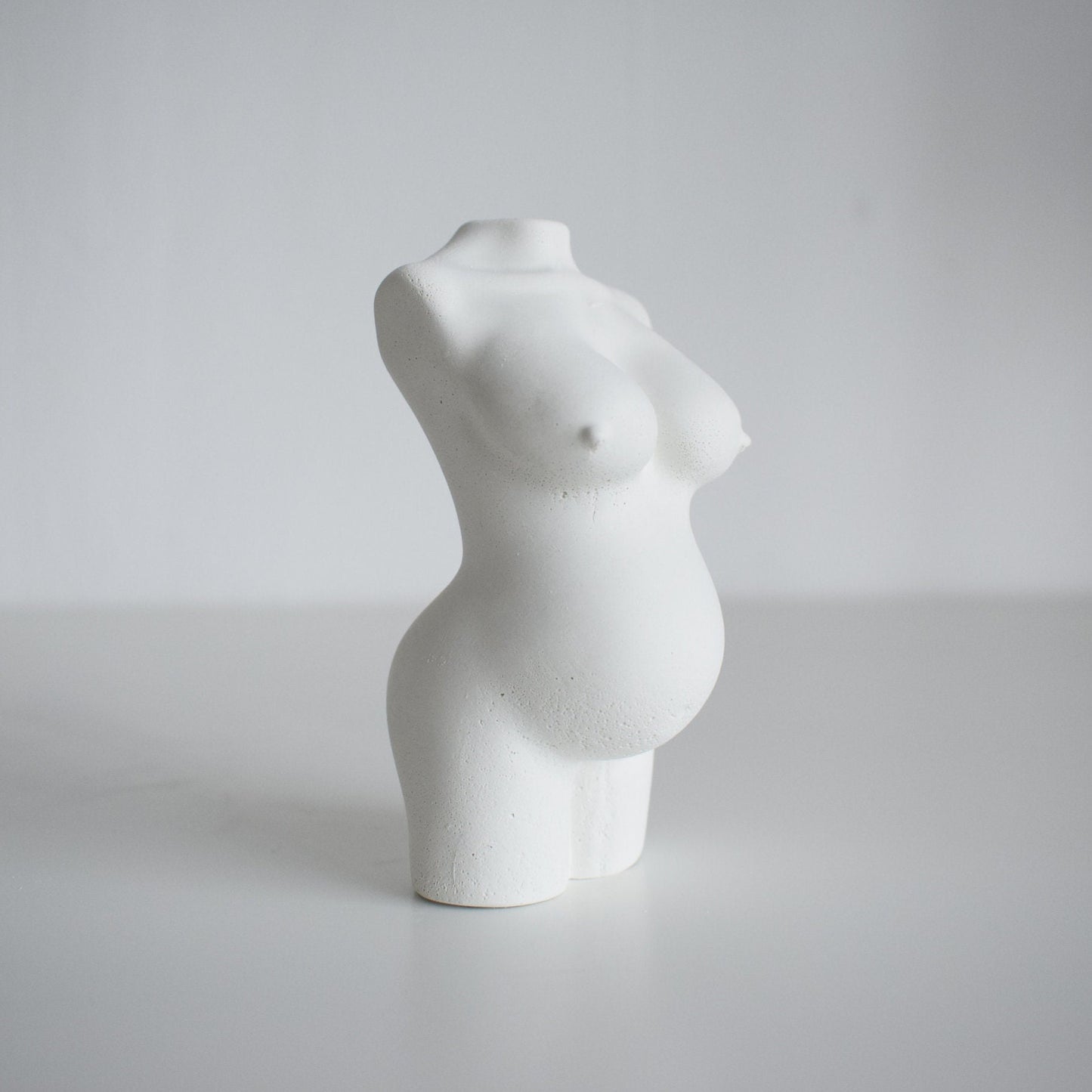 Concrete Pregnant Body Sculpture