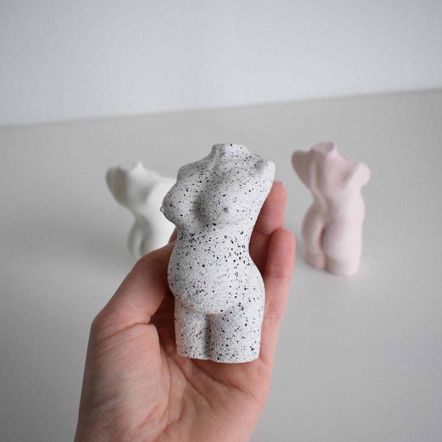 Concrete Pregnant Body Sculpture