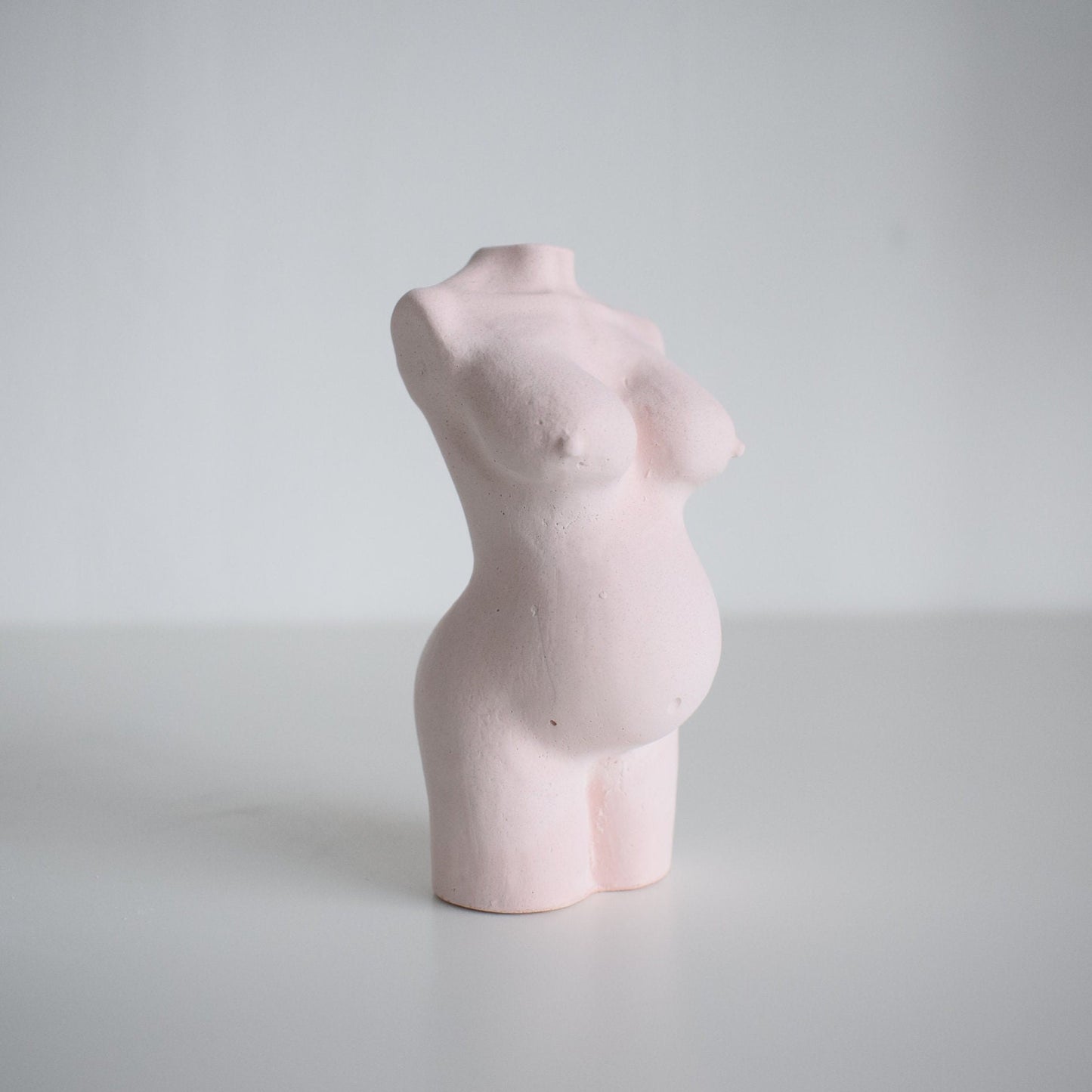 Concrete Pregnant Body Sculpture