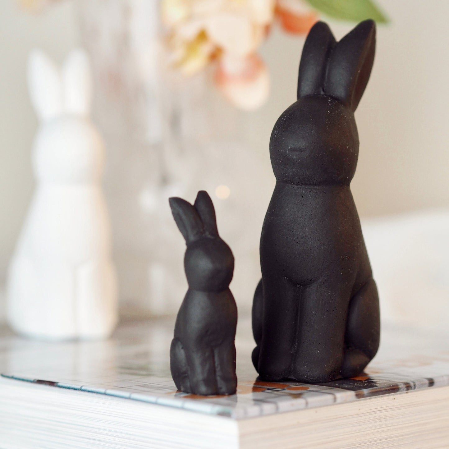 Concrete Easter Bunny Ornaments
