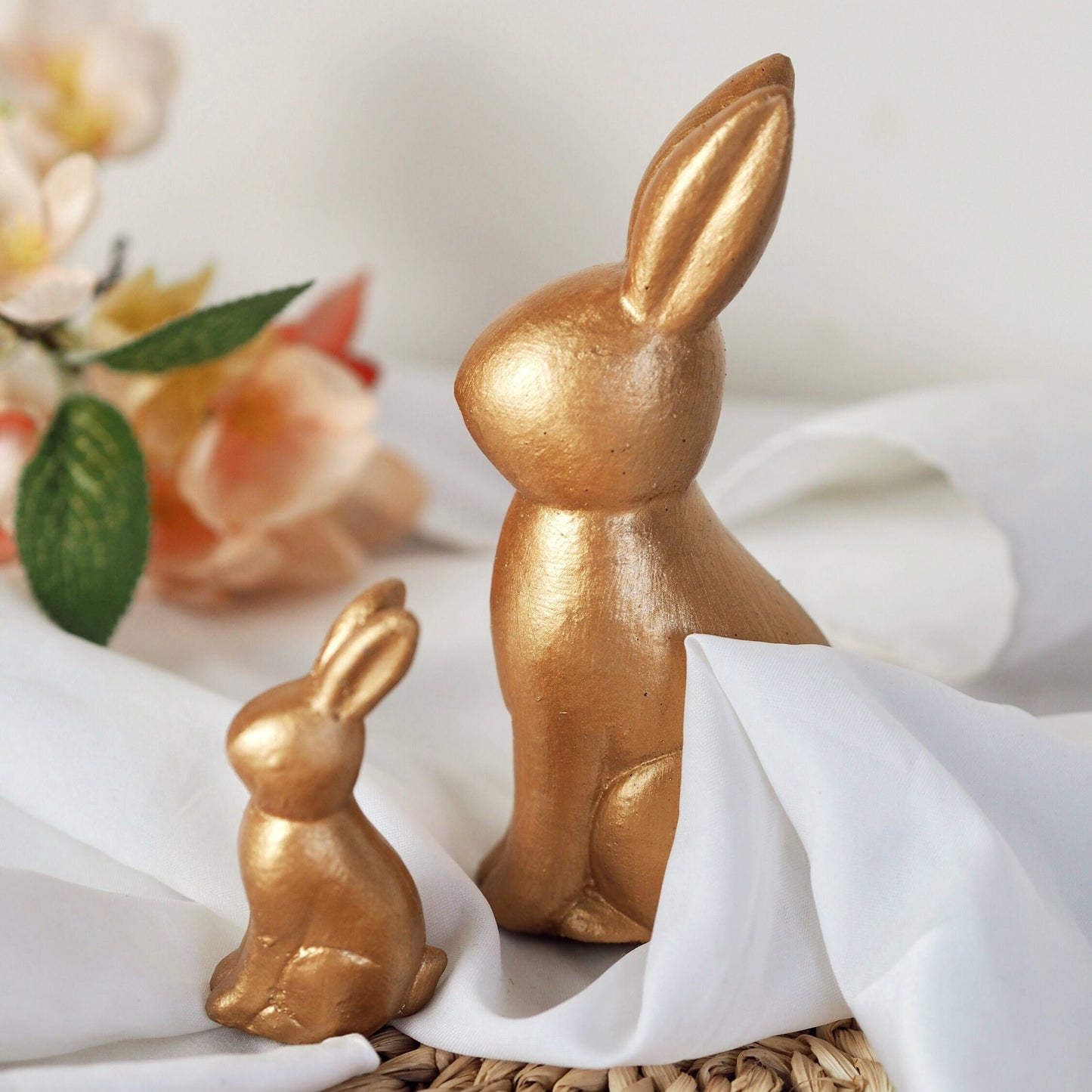 Concrete Easter Bunny Ornaments