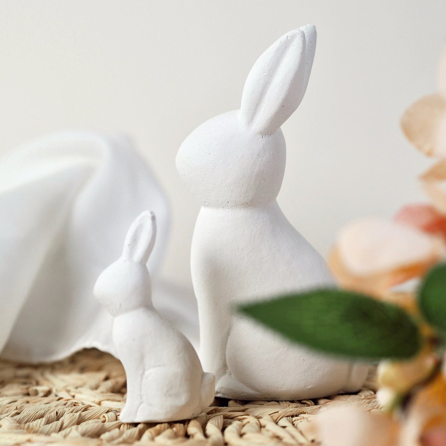 Concrete Easter Bunny Ornaments