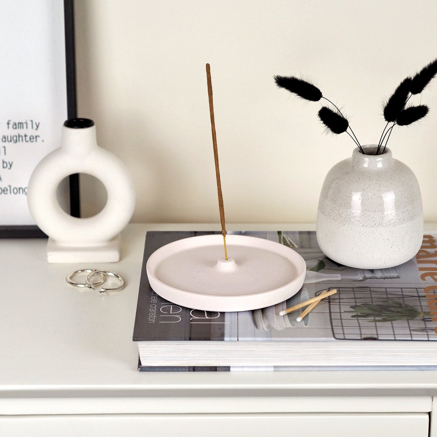 Concrete Incense Burner