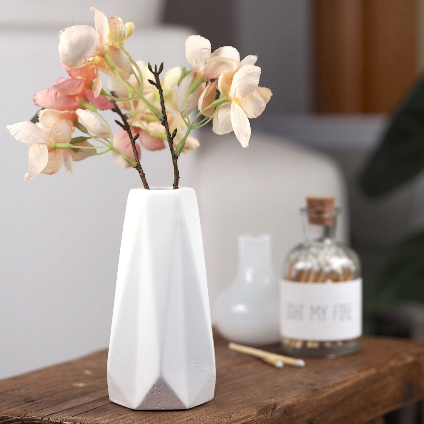 Concrete Geo Vase