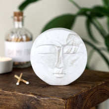 Load image into Gallery viewer, Concrete Moon Face Sculpture
