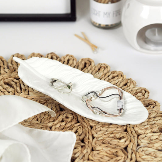Concrete Feather Tray
