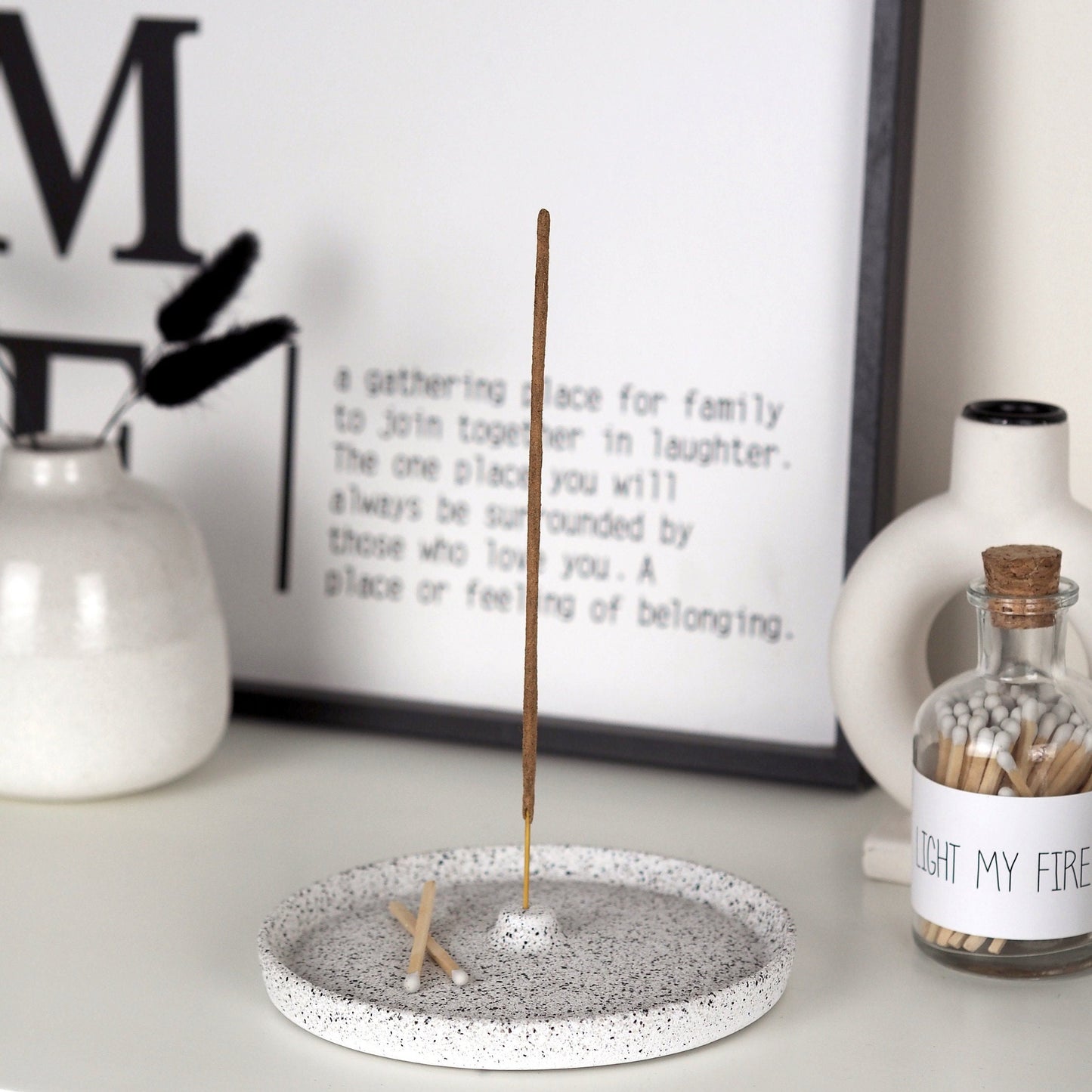 Concrete Incense Burner