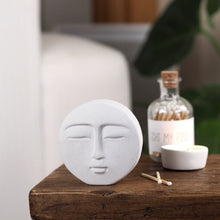 Load image into Gallery viewer, Concrete Moon Face Sculpture
