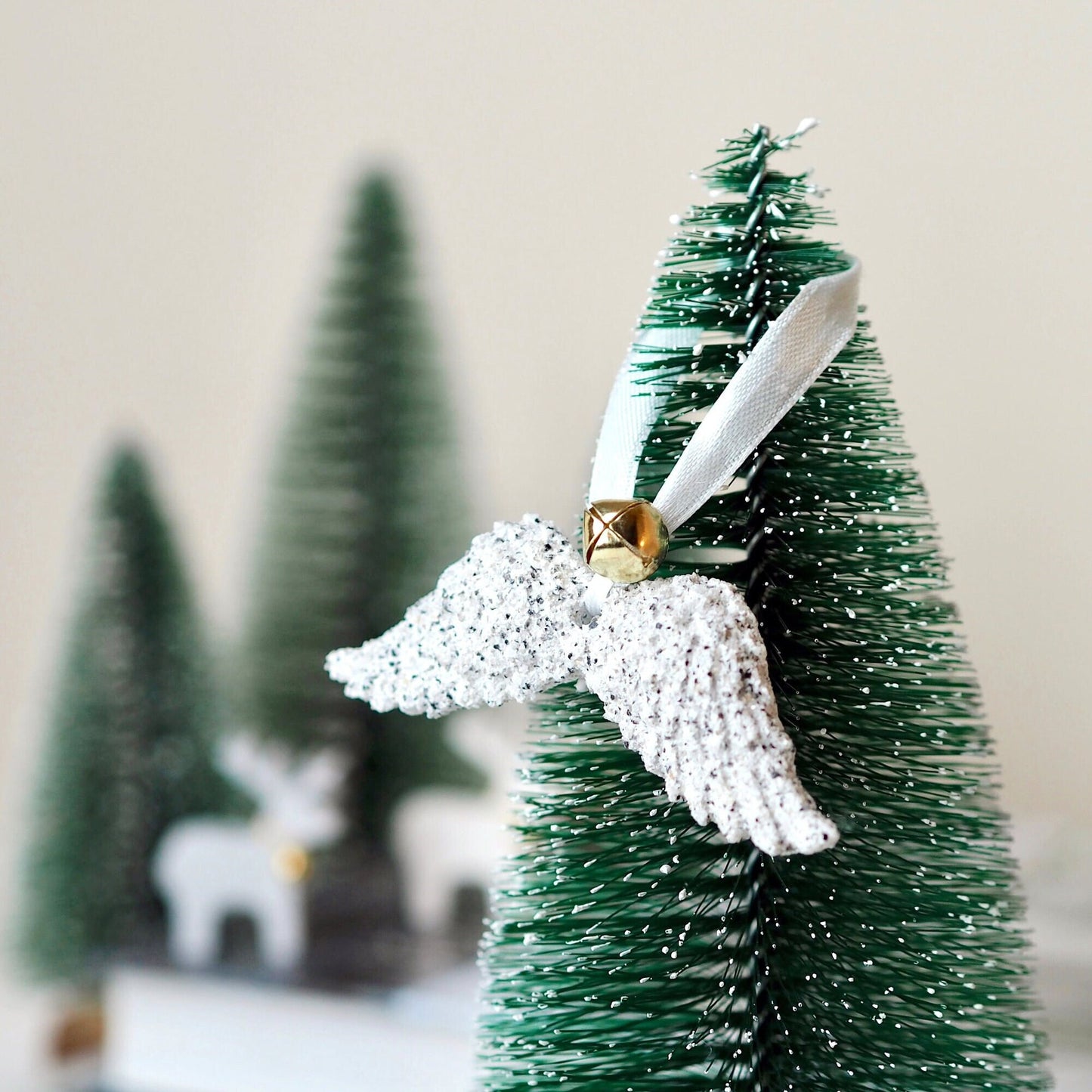 Concrete Angel Wing Christmas Decorations