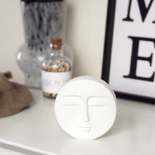 Load image into Gallery viewer, Concrete Moon Face Sculpture
