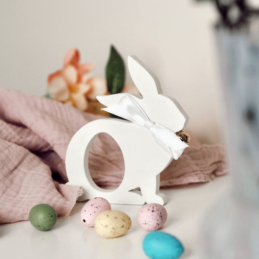 Concrete Easter Bunny Egg Holder