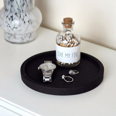 Matte Black Concrete Display Tray (Medium)