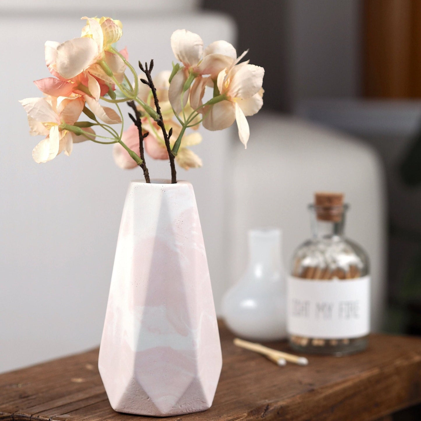 Concrete Geo Vase