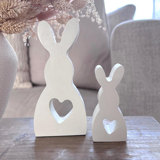 Concrete Easter Bunnies (Set of 2)
