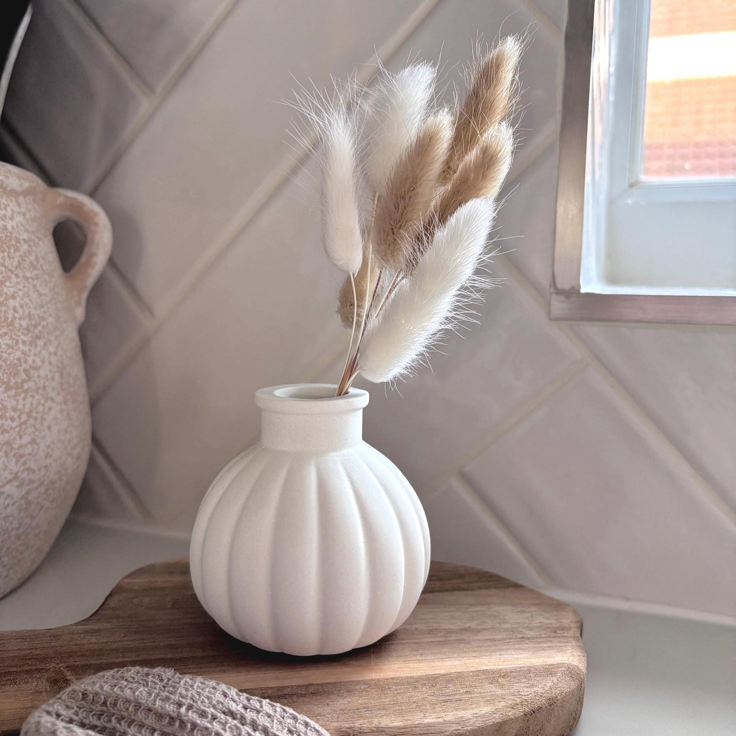 Concrete Ball Vase