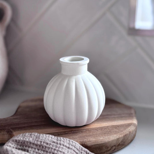 Concrete Ball Vase