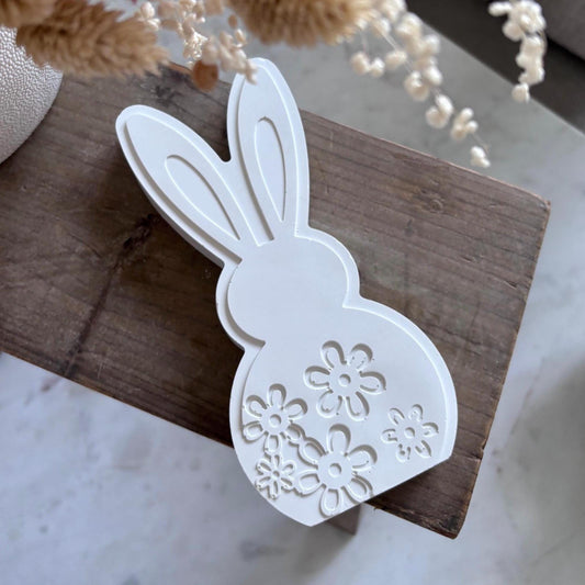 Floral Engraved Bunny