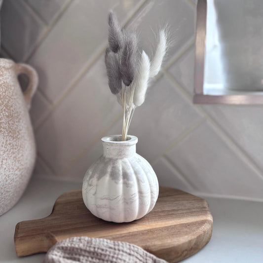 Concrete Ball Vase