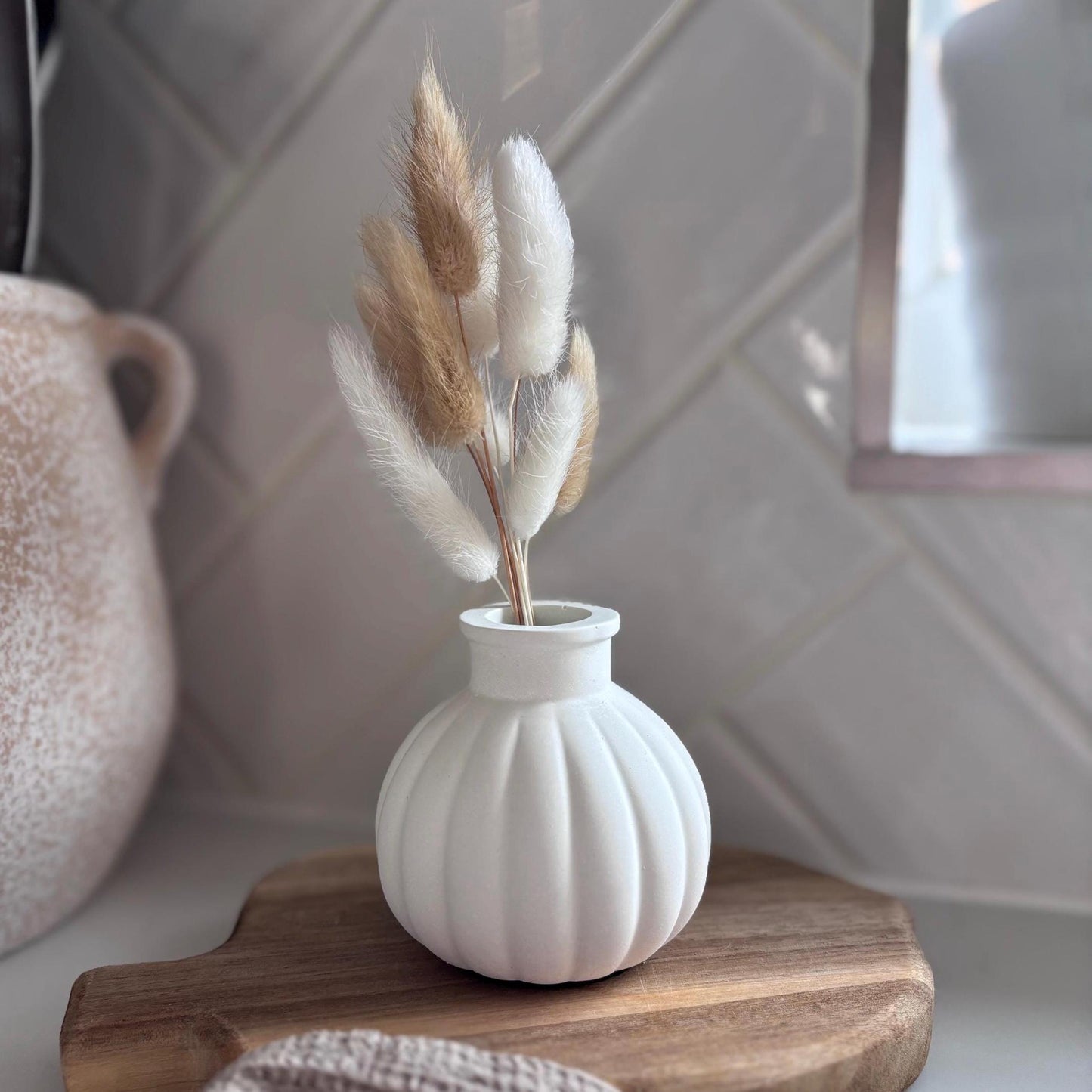 Concrete Ball Vase