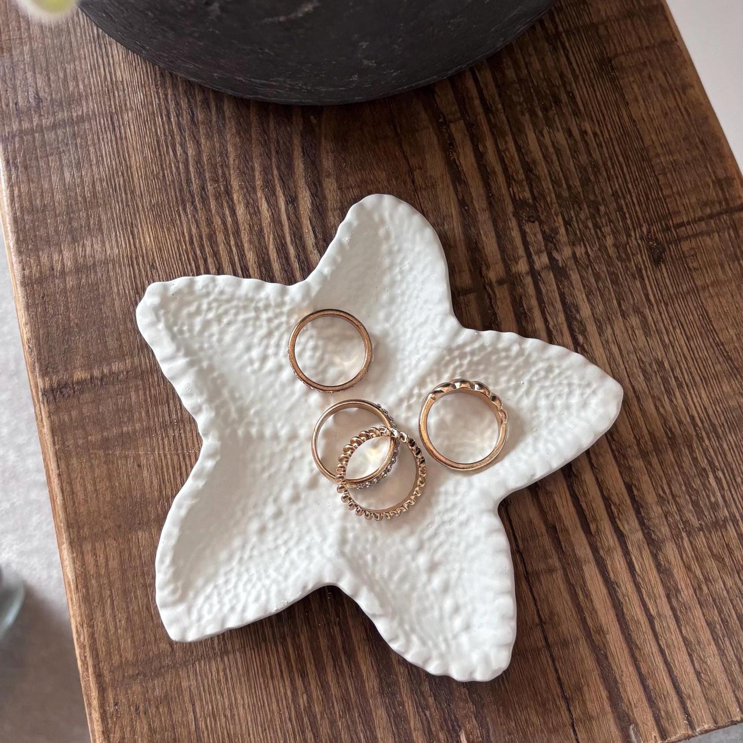 Concrete Starfish Trinket Dish