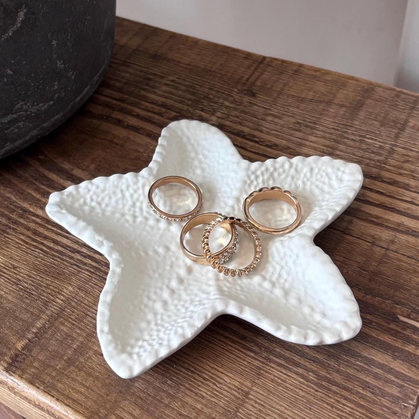 Concrete Starfish Trinket Dish