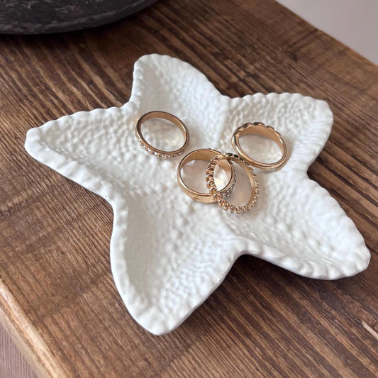 Concrete Starfish Trinket Dish