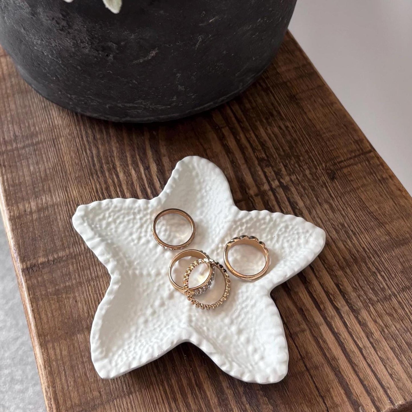 Concrete Starfish Trinket Dish